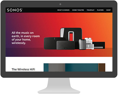 Screenshot of SONOS