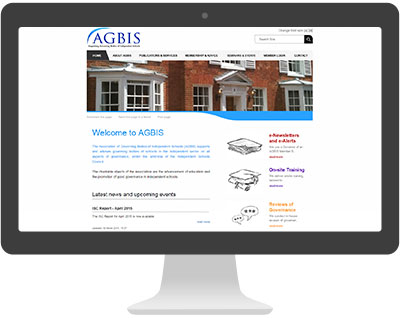 Screenshot of AGBIS