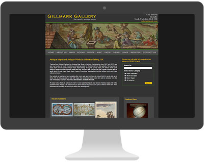 Screenshot of Gillmark Gallery