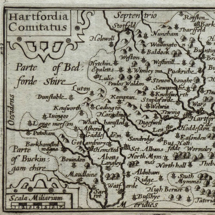hertfordshire old map