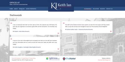 Keith Ian Testimonials PAge