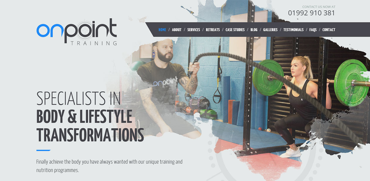 On-point Homepage